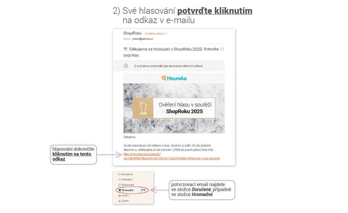 Návod hlasování ShopRoku Návod hlasování ShopRoku