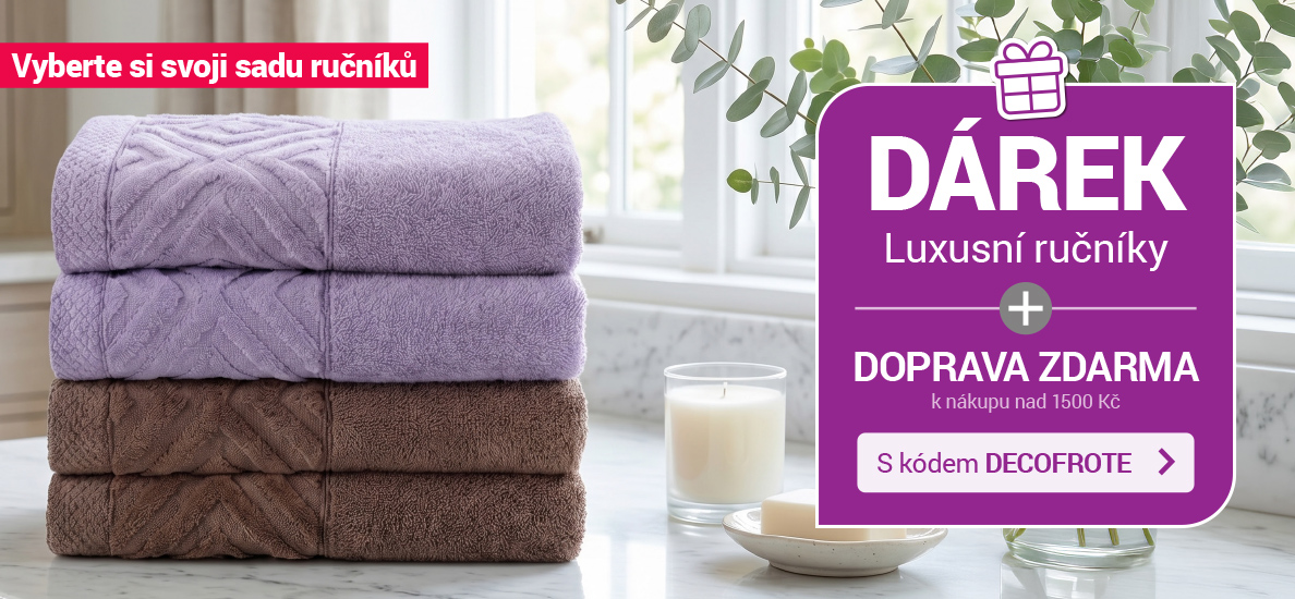 Sada ručníků zdarma k objednávce