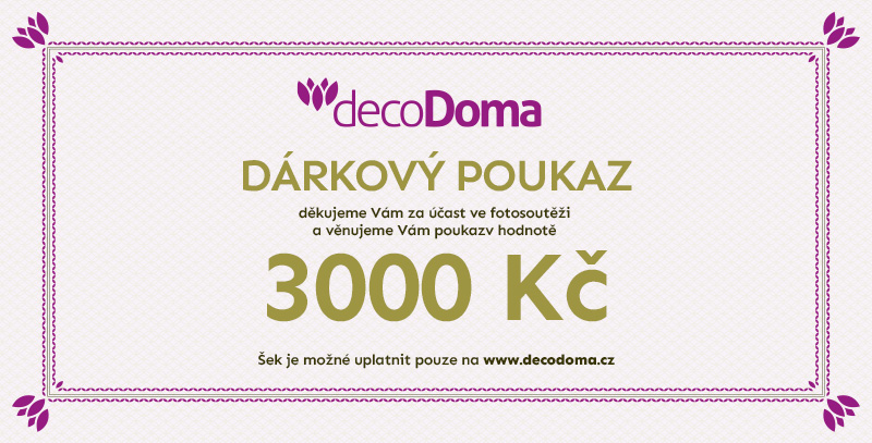 Dárkový poukaz 3000 Kč